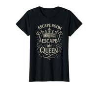 Escape Room Queen Fun Noche de Juegos para Mujeres Camiseta