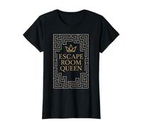 Escape Room Queen Mujeres Desafío Juego Noche Diversión Camiseta