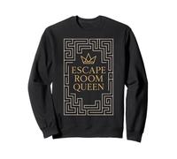 Escape Room Queen Mujeres Desafío Juego Noche Diversión Sudadera