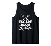 Escape Room Squad Shirt Adventure Game Group Team Camiseta sin Mangas