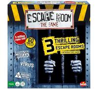 Escape Room: The Game - Vol. 1, 3 Thrilling Escape Rooms in Your Own Home!, Board Games for Adults, For 3-5 Players, Ages 16+