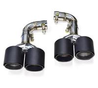 escape salida doble extremo Para BMW Para X3 G01 2018-2021 Modificado X3M Parachoques Sistema De Escape Boquilla Silenciador Punta Tubo Tubos Extremo Coche Cuatrimoto(1)