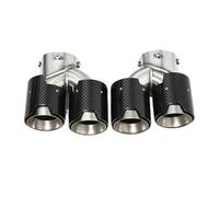 Escape Salida Única Directo Para BMW G20 G21 M340i G22 M240i G42 440i 2020+ Silenciador De Fibra De Carbono Cuádruple Mejorado Piezas Accesorios(Carbon Fiber B)