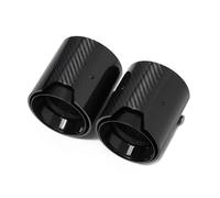 Escape Salida Única Directo Para BMW Serie 2 F22 F23 M235i M240i F20 F21 M135i M140i F30 M335i M340i Punta De Silenciador Escape ID60mm Unidades Piezas Accesorios(Black)
