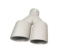 Escape Salida Única Directo Para VW Para GTI MK7 Para Golf7 Punta De Escape Doble Universal 60 Mm/63 Mm 1 Unidad Piezas Accesorios(Left in63-Out114mm)