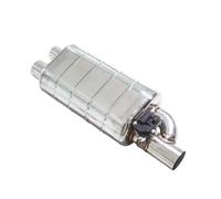 Escape Salida Única Directo Silenciador Escape Universal Valvetronic Con Sistema Válvula Acero Inoxidable 304 Diámetro De Tubo De 76Mm A 89Mm Piezas Accesorios(76mm pipe diameter)