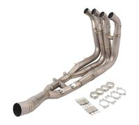 Escape Silenciador Moto para BMW para S1000RR 2019-2022 Colectores Deslizantes, Conector Frontal Aleación Titanio Sistema De Escape Motocicleta(1 Titanium Alloy)