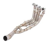 Escape Silenciador Moto para BMW para S1000RR 2019-2022 para S1000R 2021 2022 Tubo Sistema De Escape Motocicleta Colectores Deslizantes Conector Delantero(4 Stainless Steel)