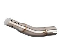 Escape Silenciador Moto para CFMOTO para NK400 para NK650 Tubo Conexión Central, Codo Deslizante Silenciador De Escape Motocicleta 51 Mm(A)