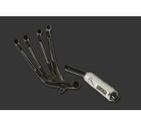 ESCAPE SISTEMAS COMPLETOS APROBADO MSR SILENCIADOR MOTO VINTAGE SUZUKI GSX 750 F 1990 4/1 DERECHO ROUNDCIL ACAIR