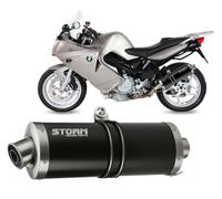 Escape Storm by Mivv negro Silenciador Oval Acero Bmw F 800 S / St 2006 2012
