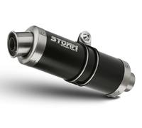 Escape Storm by Mivv negro Silenciador Oval Acero Suzuki Gsx-r 1000 2001 2002