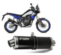 Escape Storm by Mivv negro Silenciador Oval Acero Yamaha Tenere 700 2019 2026