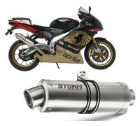 Escape Storm by Mivv Silenciador Gp Acero Aprilia Tuono Fighter 1000 2002 > 2005