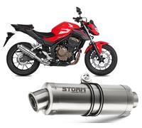 Escape Storm by Mivv Silenciador Gp Acero para Honda Cb 500 F 2016 > 2018