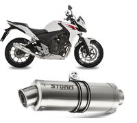 Tubo De Escape Storm by Mivv Gp Acero para Honda Cb 500 F / X 2013 > 2015