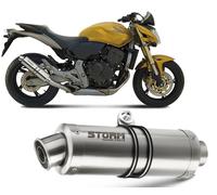 Escape Storm by Mivv Silenciador Gp Acero para Honda Hornet 600 2007 > 2013
