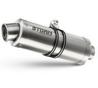 Tubo De Escape Storm by Mivv Gp Acero para Kawasaki Z 125 2019 > 2024