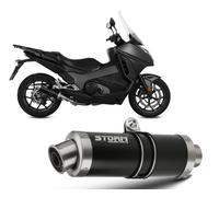 Tubo De Escape Storm by Mivv Gp Nero Acero Honda Integra 750 2016 > 2020