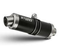 Escape homologado Storm GP Acero negro para YAMAHA YZF 600 R6 99-02
