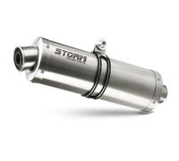 Escape Storm by Mivv Silenciador Oval Acero para Bmw R 1200 Gs 2008 > 2009