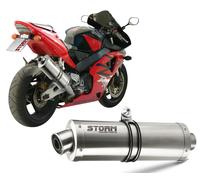 Escape Storm by Mivv Silenciador Oval Acero para Honda Cbr 900 Rr 2002 > 2004