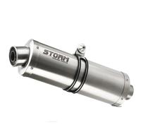Escape Storm by Mivv Silenciador Oval Acero para Honda Xl 125 Varadero 2007 2011