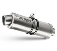Tubo De Escape Storm by Mivv Oval Acero para Kawasaki Zr-7 1999 > 2004