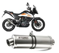 Escape Storm by Mivv Silenciador OVAL Acero para KTM 390 adventure 2020 > 2024