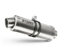 Escape Storm by Mivv Silenciador Oval Acero para Suzuki Gsx 1250 Fa 2009 > 2016