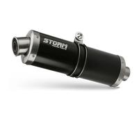 Escape Storm by Mivv Silenciador Oval Nero Acero Yamaha Yzf 1000 R1 2002 > 2003