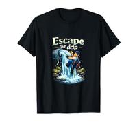 Escape The Drip Plumber Pipe Juego de Palabras Gráfico Camiseta