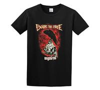 Escape The Fate Ungrateful A Band Merch Fashion Sweatshirt Pattern Cartoon Splash Ink T-Shirt Black M