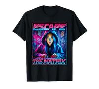 Escape The Matrix - Despierta y desconecta de la simulación Camiseta