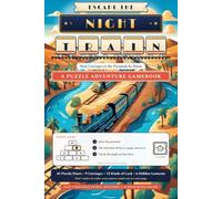 Escape the Night Train: A Puzzle Adventure Gamebook for Ages 10 to Adult: Solve Each Math Puzzle, Turn to the Page It Reveals, and Cross Nine Locked ... by Dawn (Math Pyramid Escape Adventures)
