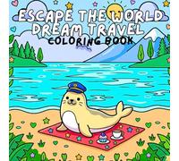 Escape the World: Dream Travel Coloring Book: A Calming Journey Through Hidden Villages, Ocean Views, Mountain Cabins & Charming Streets for Stress Relief