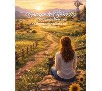Escape to Serenity: Countryside Retreats: A Relaxing Adult Coloring Book with Peaceful Country Scenes, Cozy Cabins, and Stress-Relieving Designs