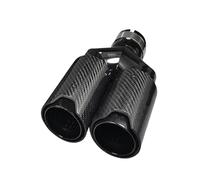 Escape Trasero 1 Pieza Para Serie Y Estilo Salida 80 Puntas De Silenciador Doble Universal Mperformance Puntas De Escape De Fibra De Carbono Tubos De Extremo Tubo Escapes(Equal inlet 63mm)