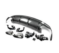 Escape Trasero Difusor De Parachoques Con Salidas De Escape Para Benz W117 C117 CLA45 CLA200 CLA250 Labio Trasero 2012 2013 2014 2015-2017 2018 Tubo Escapes(Aspecto de fibra de carbono.)