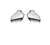 Escape Trasero Difusor De Parachoques Trasero Para Coche Salida Tubo Escape Cubierta Silenciador 530 540 Para Serie 5 G30 G31 M5 2017-2023 2022 2021 2020 2019 2018 Tubo Escapes(530 Silver)