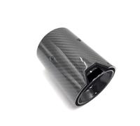Escape Trasero Silenciador De Escape De Fibra De Carbono Negro Brillante De Acero Inoxidable Para Serie 1 2 3 4 5 6 7 8 Tubo Escapes(ID 60MM-OD 80MM)