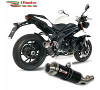 MIVV Sistema de escape GP con EG-BE Carbono, titanio, negro