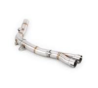 Escape Tubo Escape Decat Catalizador Escape Motocicleta Tubo Eliminación Para TRANSALP 700 XL700V Para XL 700 XL700 2008 2009 2010 2011 2012 2013 2014-2017