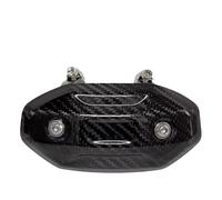 Escape Tubo Moto para Protector Térmico Universal Escape De Motocicleta Tubo Enlace Central Delantero Antiescaldaduras 40-64Mm Carbono Silenciadores(E)