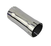 Escape Tubos Cola Silenciador De Tubo Escape Universal Con Conector Calibre Expandido 54mm 66mm 73mm 80mm 4 Ranuras(80mm-76mm-80mm)