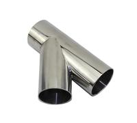 Escape Tubos Cola Tubo De Escape Universal Acero Inoxidable 304 Con Silenciador Soldado Conexión Tipo Tres Vías(51mm)