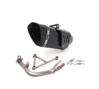 Escape Tubos Tubo De Deslizante para Motocicleta para Piaggio para Vespa Sprint Primavera 150 2015-2021, Silenciador Tubo Enlace Central Motocicleta Silenciador Conector(Color 4)