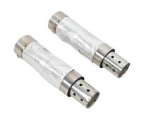 Escape Universal Para Motocicleta Silenciador DB Killer De 48mm Reduce El Ruido Alto Par A Baja Velocidad Tratamiento De Purificación De Gas Tubo Escape Motocicleta(2 pieces)