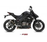 Escapes homologado Storm GP Acero negro para KAWASAKI Z 1000 / R 14-20