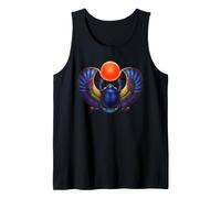 Escarabajo Alado, Egipcio, ilustración, Egipto Camiseta sin Mangas